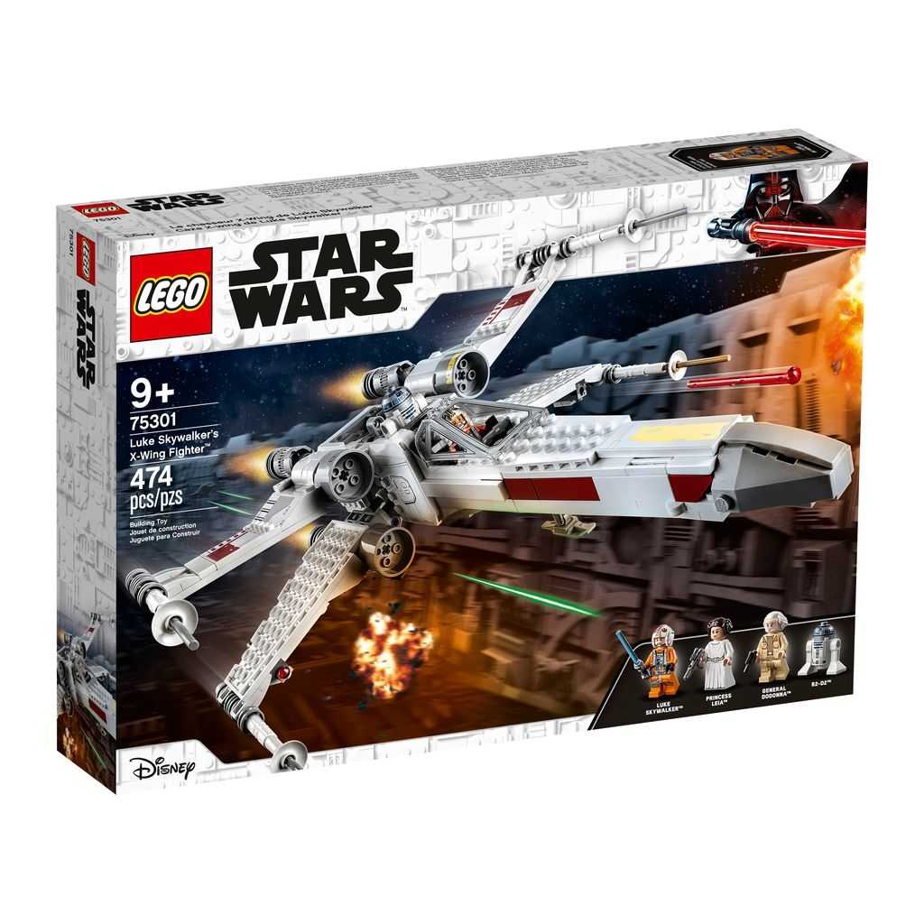 Star Wars Lego Caza Ala-X de Luke Skywalker Edades 9+ # 75301 Artículo 474 Piezas | XET-721053